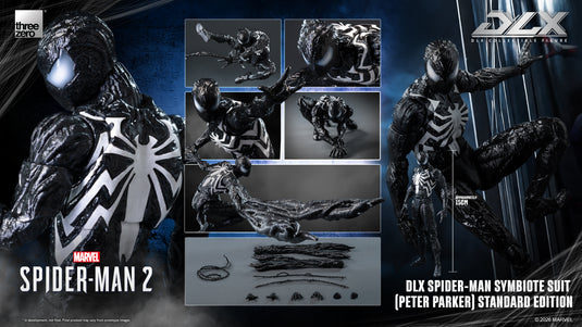 Threezero - 1/12 Marvel's Spider-Man 2 - DLX Spider-Man Symbiote Suit (Peter Parker)