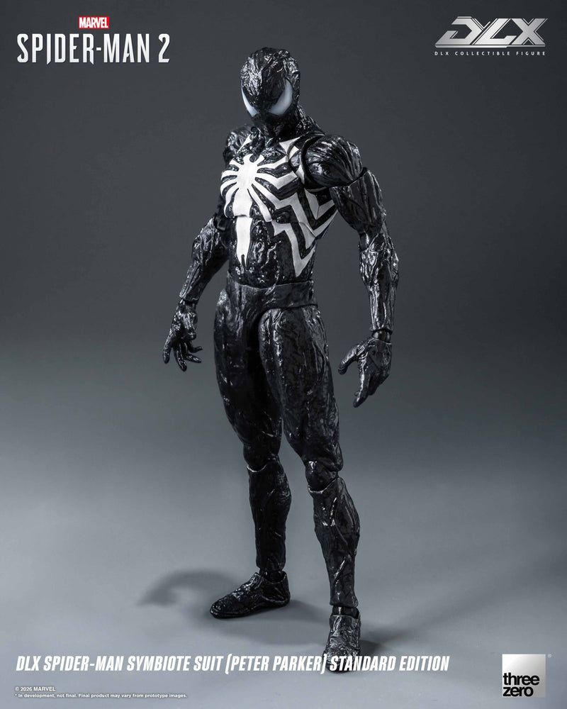 Load image into Gallery viewer, Threezero - 1/12 Marvel's Spider-Man 2 - DLX Spider-Man Symbiote Suit (Peter Parker)
