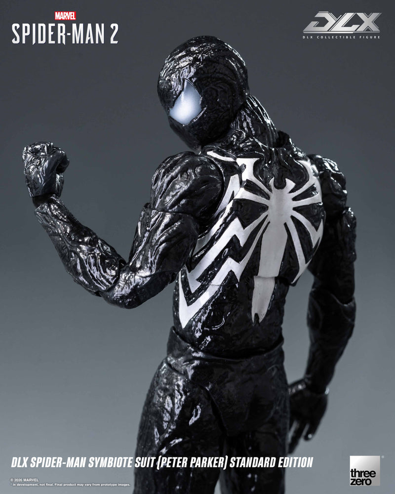 Load image into Gallery viewer, Threezero - 1/12 Marvel's Spider-Man 2 - DLX Spider-Man Symbiote Suit (Peter Parker)
