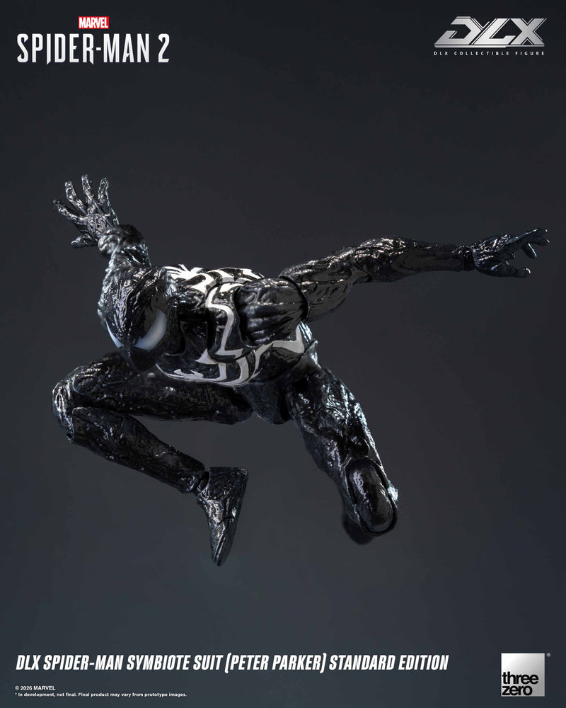 Load image into Gallery viewer, Threezero - 1/12 Marvel's Spider-Man 2 - DLX Spider-Man Symbiote Suit (Peter Parker)
