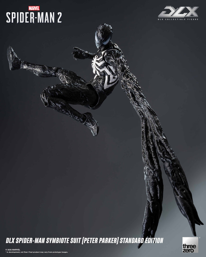 Load image into Gallery viewer, Threezero - 1/12 Marvel's Spider-Man 2 - DLX Spider-Man Symbiote Suit (Peter Parker)
