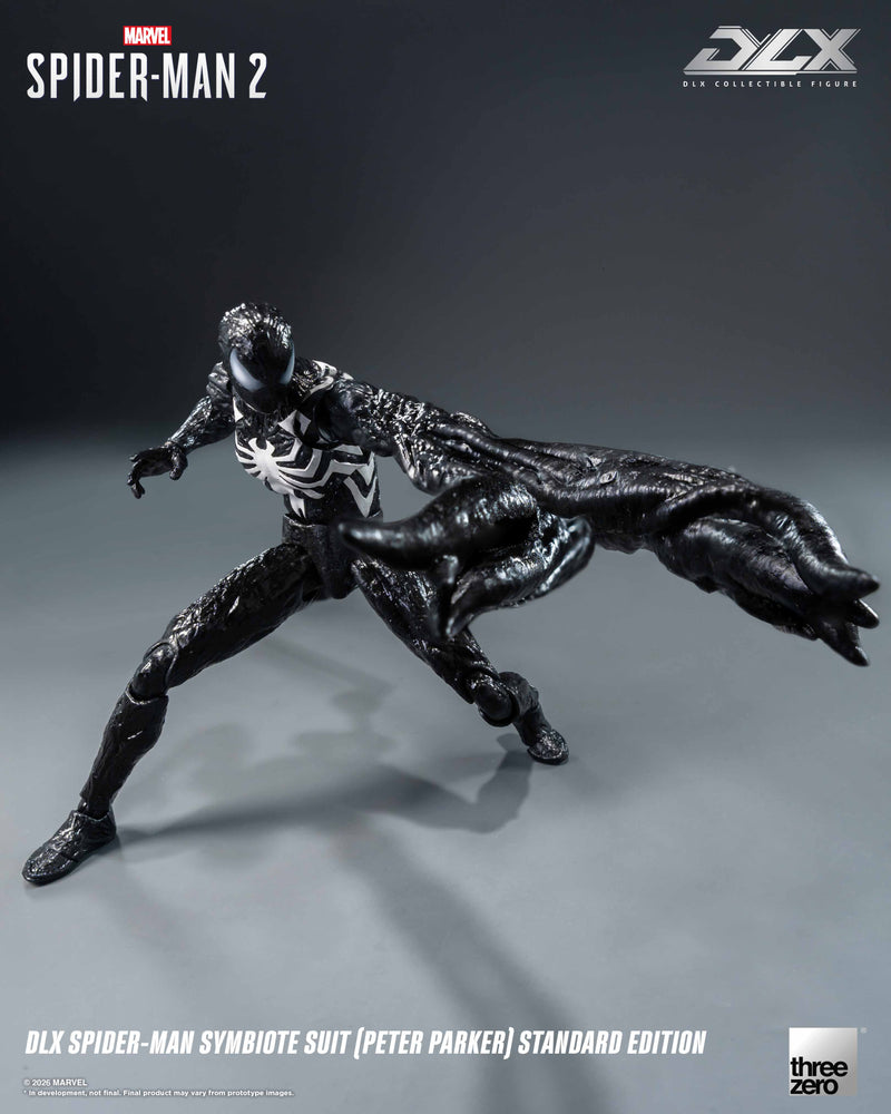 Load image into Gallery viewer, Threezero - 1/12 Marvel's Spider-Man 2 - DLX Spider-Man Symbiote Suit (Peter Parker)
