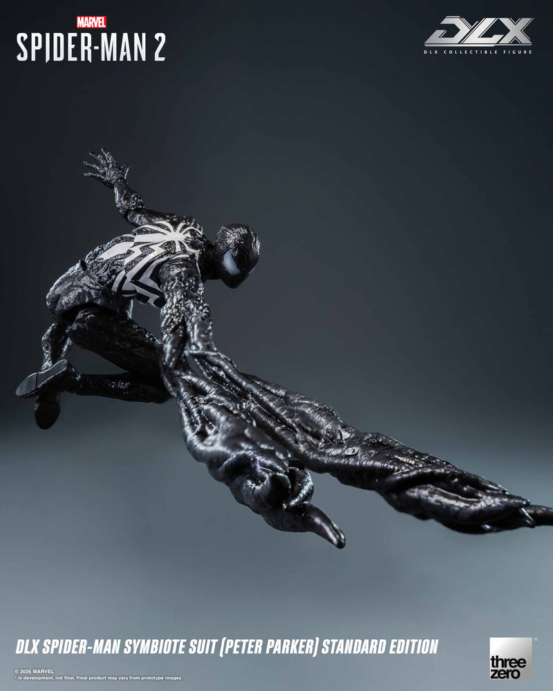 Load image into Gallery viewer, Threezero - 1/12 Marvel's Spider-Man 2 - DLX Spider-Man Symbiote Suit (Peter Parker)
