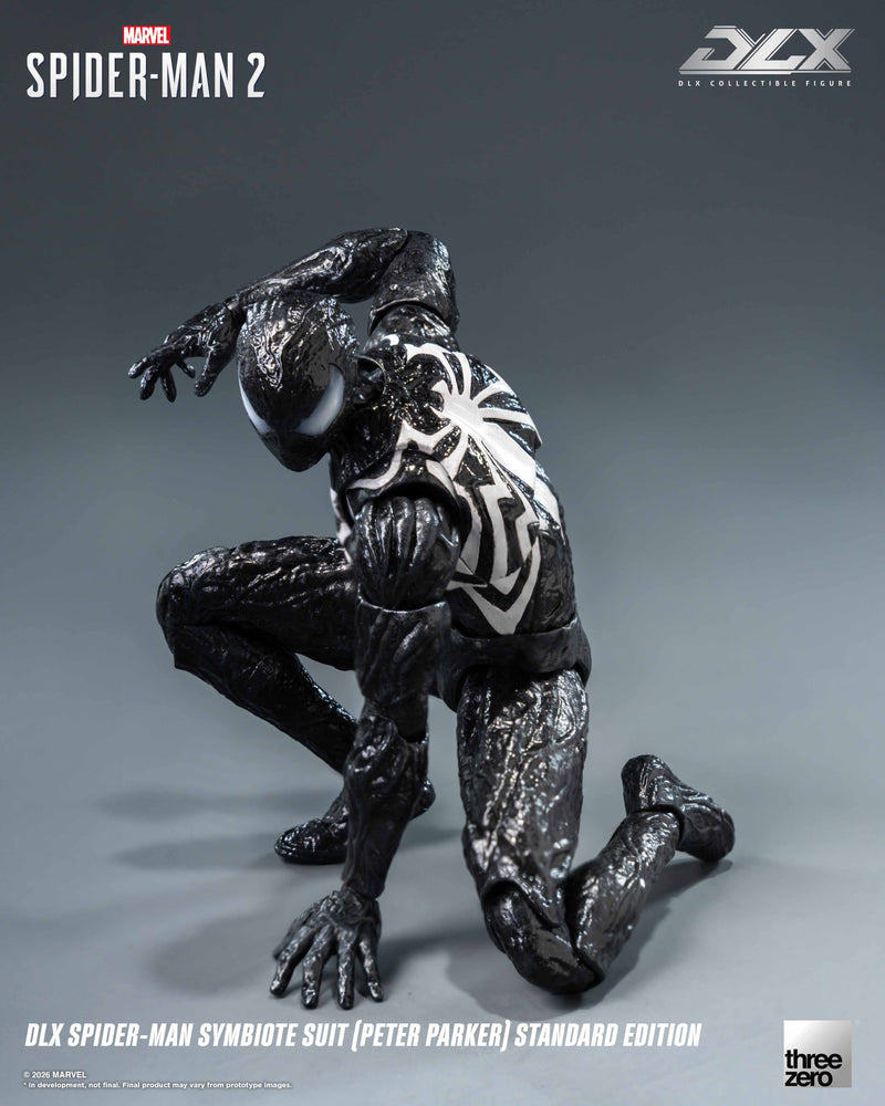 Load image into Gallery viewer, Threezero - 1/12 Marvel's Spider-Man 2 - DLX Spider-Man Symbiote Suit (Peter Parker)
