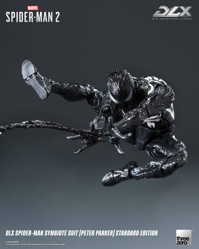 Load image into Gallery viewer, Threezero - 1/12 Marvel's Spider-Man 2 - DLX Spider-Man Symbiote Suit (Peter Parker)
