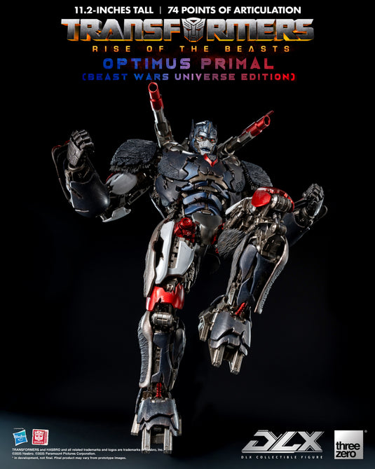 Threezero - Transformers - Rise of Beasts - DLX Optimus Primal (Beast Wars Universe Edition)