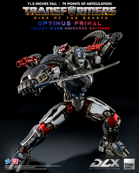 Threezero - Transformers - Rise of Beasts - DLX Optimus Primal (Beast Wars Universe Edition)