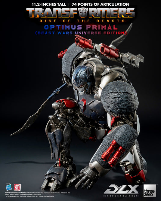 Threezero - Transformers - Rise of Beasts - DLX Optimus Primal (Beast Wars Universe Edition)