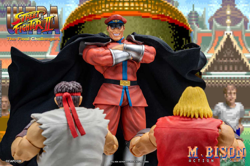 Load image into Gallery viewer, Storm Collectibles - Ultra Street Fighter II: The Final Challengers - M. Bison 1/12 Scale

