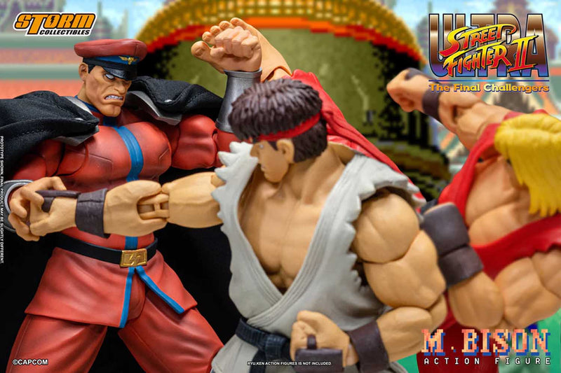 Load image into Gallery viewer, Storm Collectibles - Ultra Street Fighter II: The Final Challengers - M. Bison 1/12 Scale

