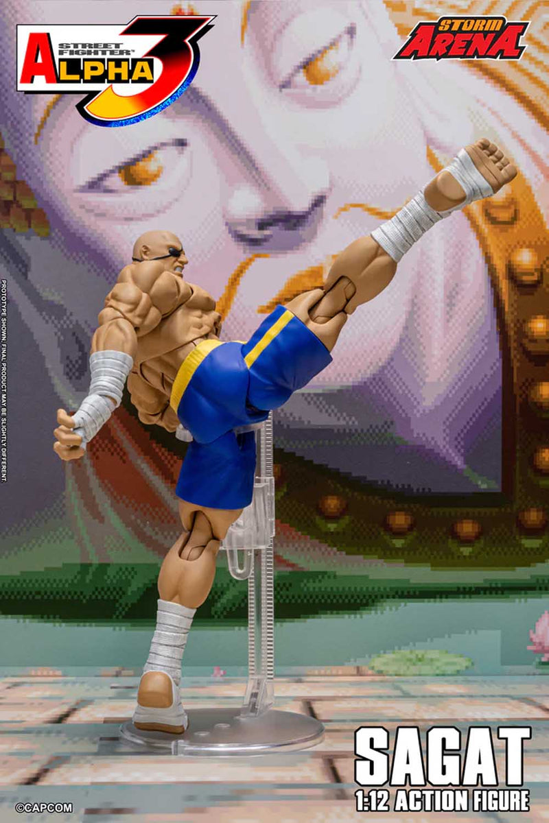 Load image into Gallery viewer, Storm Collectibles - Storm Arena: Street Fighter Alpha 3 - Sagat 1/12 Scale
