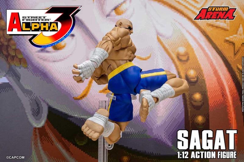 Load image into Gallery viewer, Storm Collectibles - Storm Arena: Street Fighter Alpha 3 - Sagat 1/12 Scale
