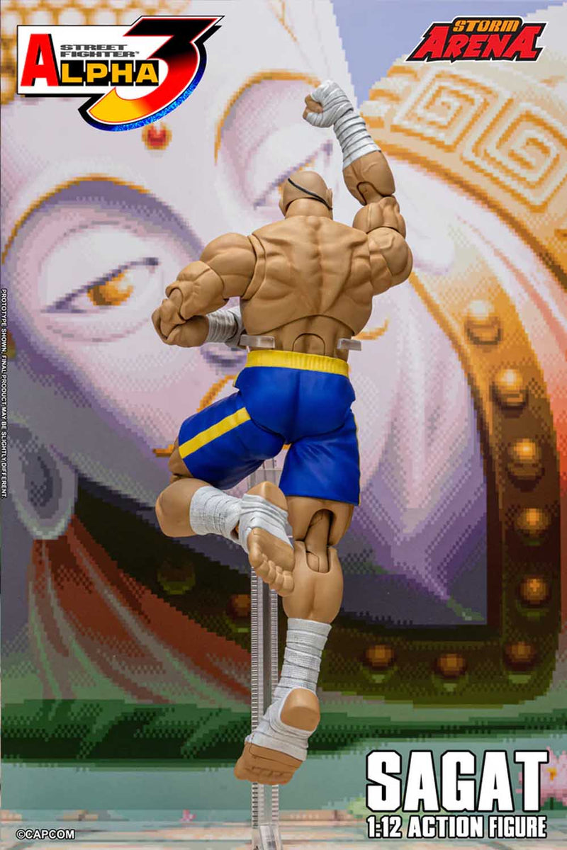 Load image into Gallery viewer, Storm Collectibles - Storm Arena: Street Fighter Alpha 3 - Sagat 1/12 Scale

