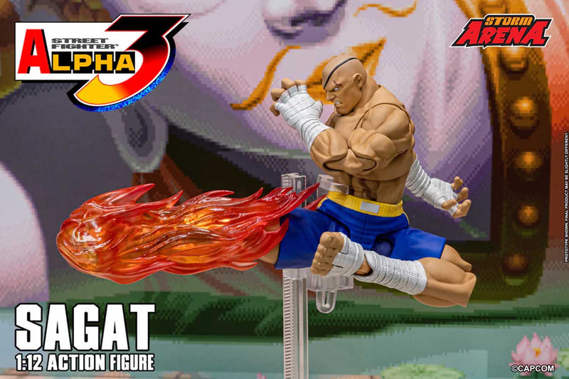 Load image into Gallery viewer, Storm Collectibles - Storm Arena: Street Fighter Alpha 3 - Sagat 1/12 Scale
