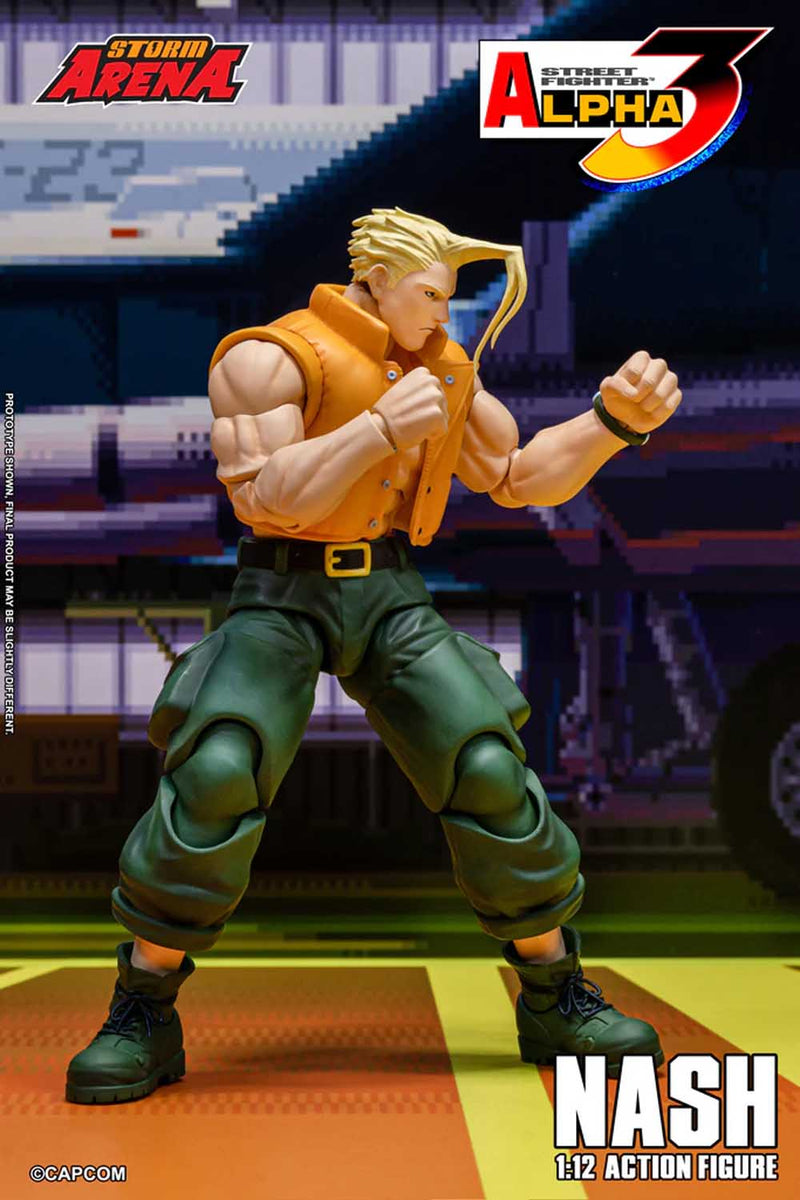 Load image into Gallery viewer, Storm Collectibles - Storm Arena: Street Fighter Alpha 3 - Nash 1/12 Scale
