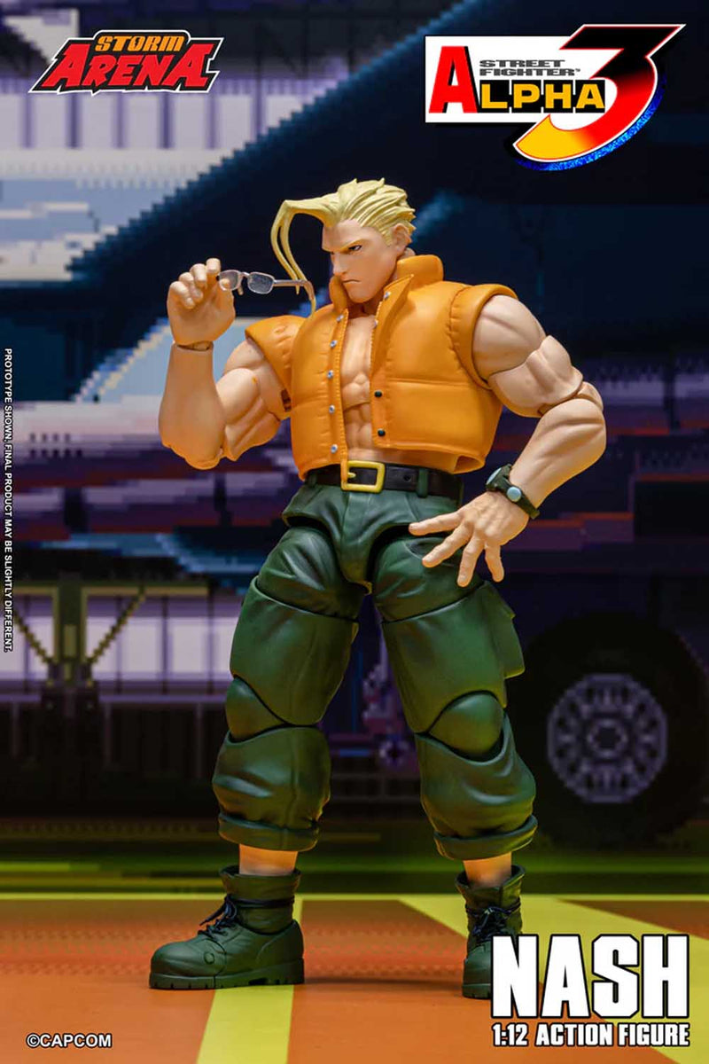 Load image into Gallery viewer, Storm Collectibles - Storm Arena: Street Fighter Alpha 3 - Nash 1/12 Scale
