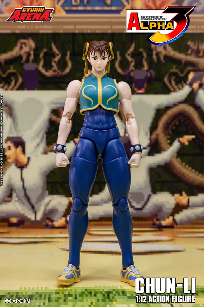 Load image into Gallery viewer, Storm Collectibles - Storm Arena: Street Fighter Alpha 3 - Chun Li 1/12 Scale
