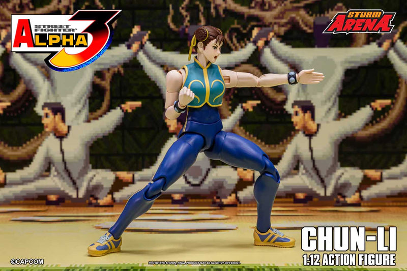 Load image into Gallery viewer, Storm Collectibles - Storm Arena: Street Fighter Alpha 3 - Chun Li 1/12 Scale
