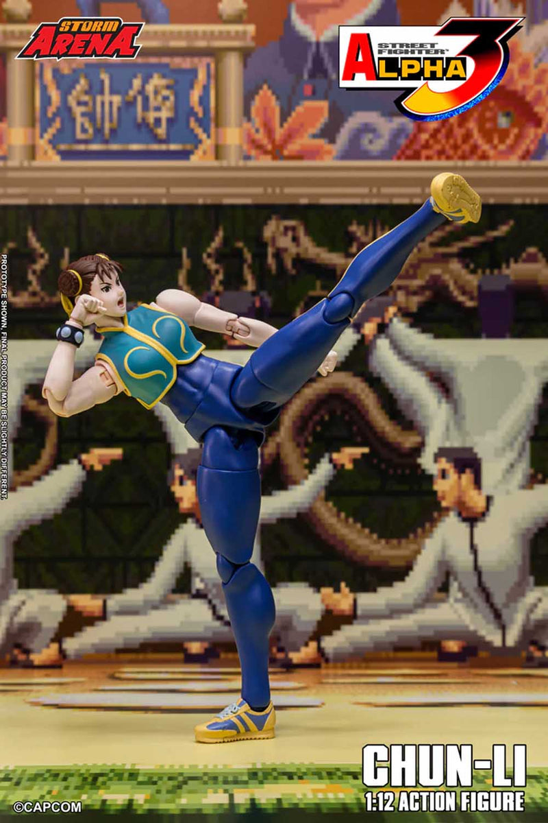 Load image into Gallery viewer, Storm Collectibles - Storm Arena: Street Fighter Alpha 3 - Chun Li 1/12 Scale
