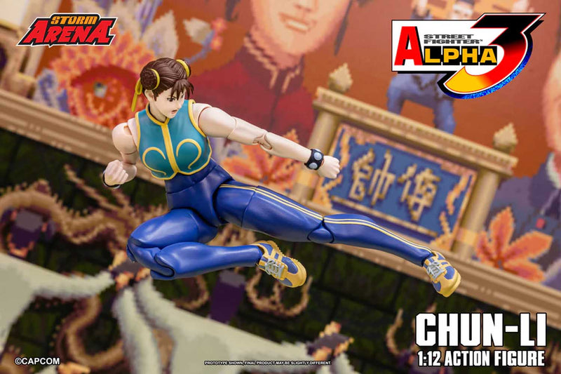Load image into Gallery viewer, Storm Collectibles - Storm Arena: Street Fighter Alpha 3 - Chun Li 1/12 Scale
