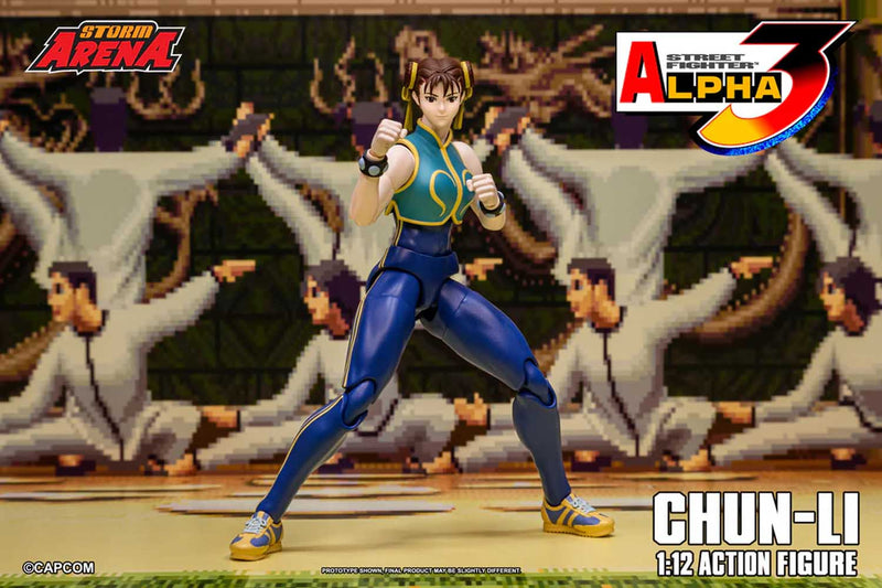 Load image into Gallery viewer, Storm Collectibles - Storm Arena: Street Fighter Alpha 3 - Chun Li 1/12 Scale

