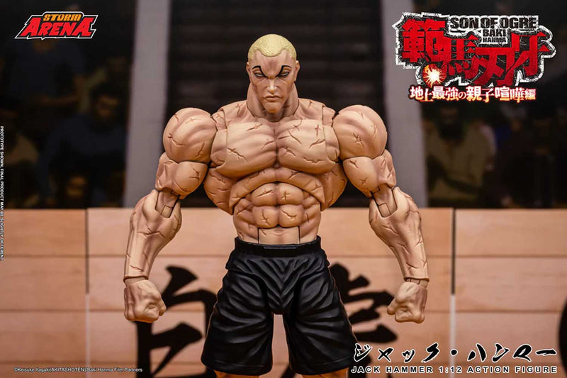 Load image into Gallery viewer, Storm Collectibles - Storm Arena - Baki Hanma: Son of Ogre - Jack Hammer 1/12 Scale
