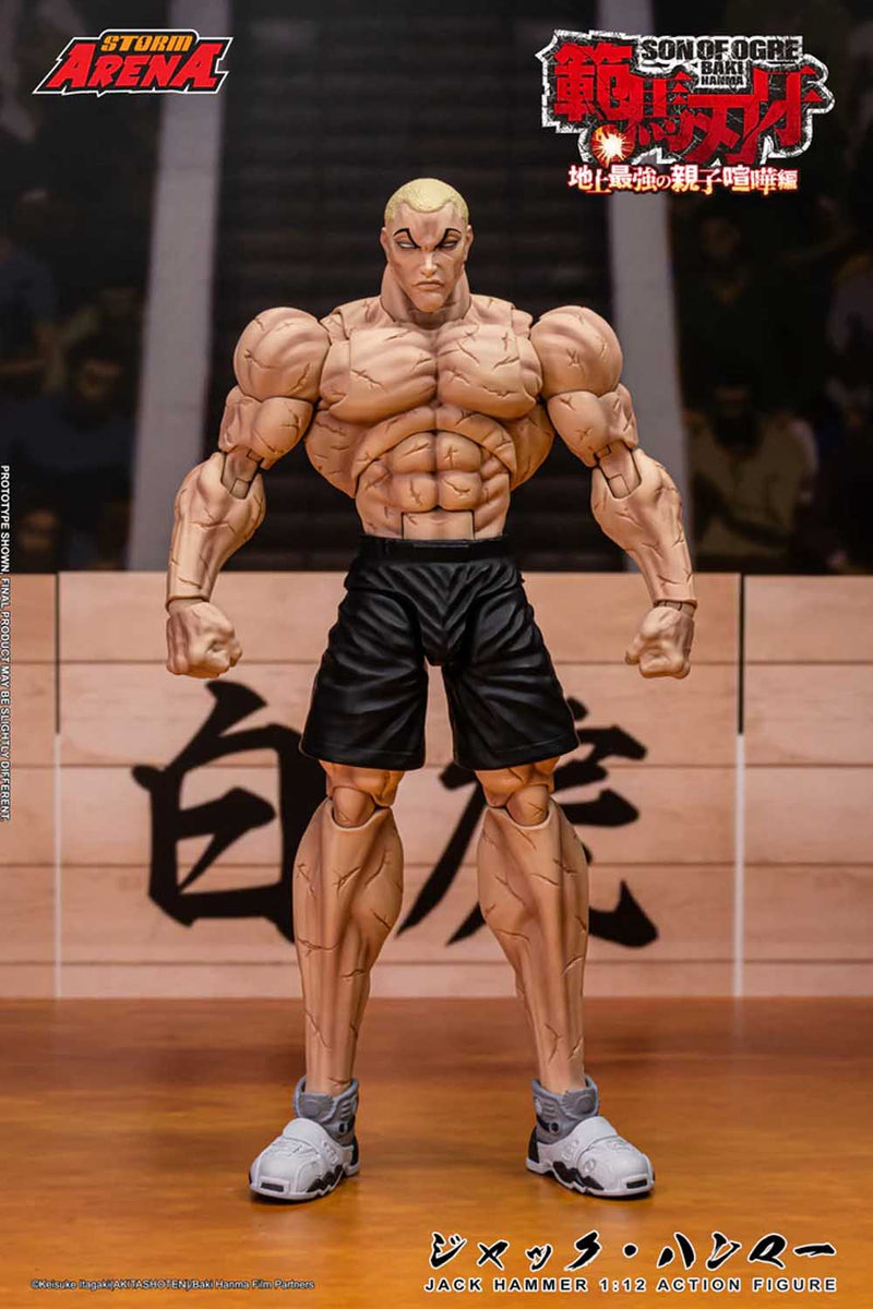 Load image into Gallery viewer, Storm Collectibles - Storm Arena - Baki Hanma: Son of Ogre - Jack Hammer 1/12 Scale
