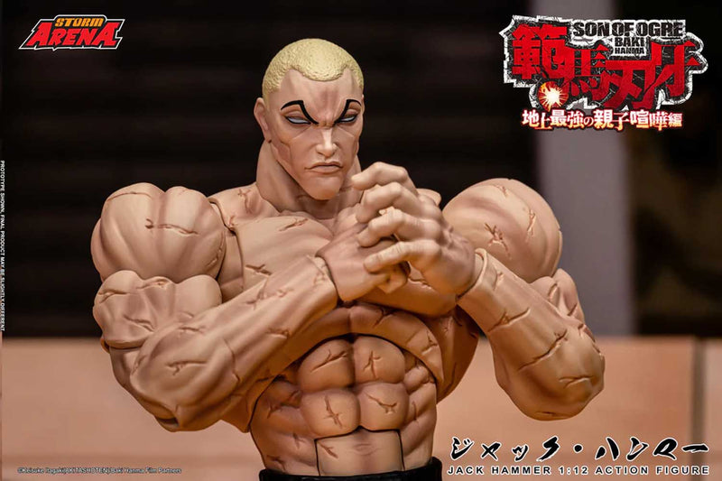 Load image into Gallery viewer, Storm Collectibles - Storm Arena - Baki Hanma: Son of Ogre - Jack Hammer 1/12 Scale
