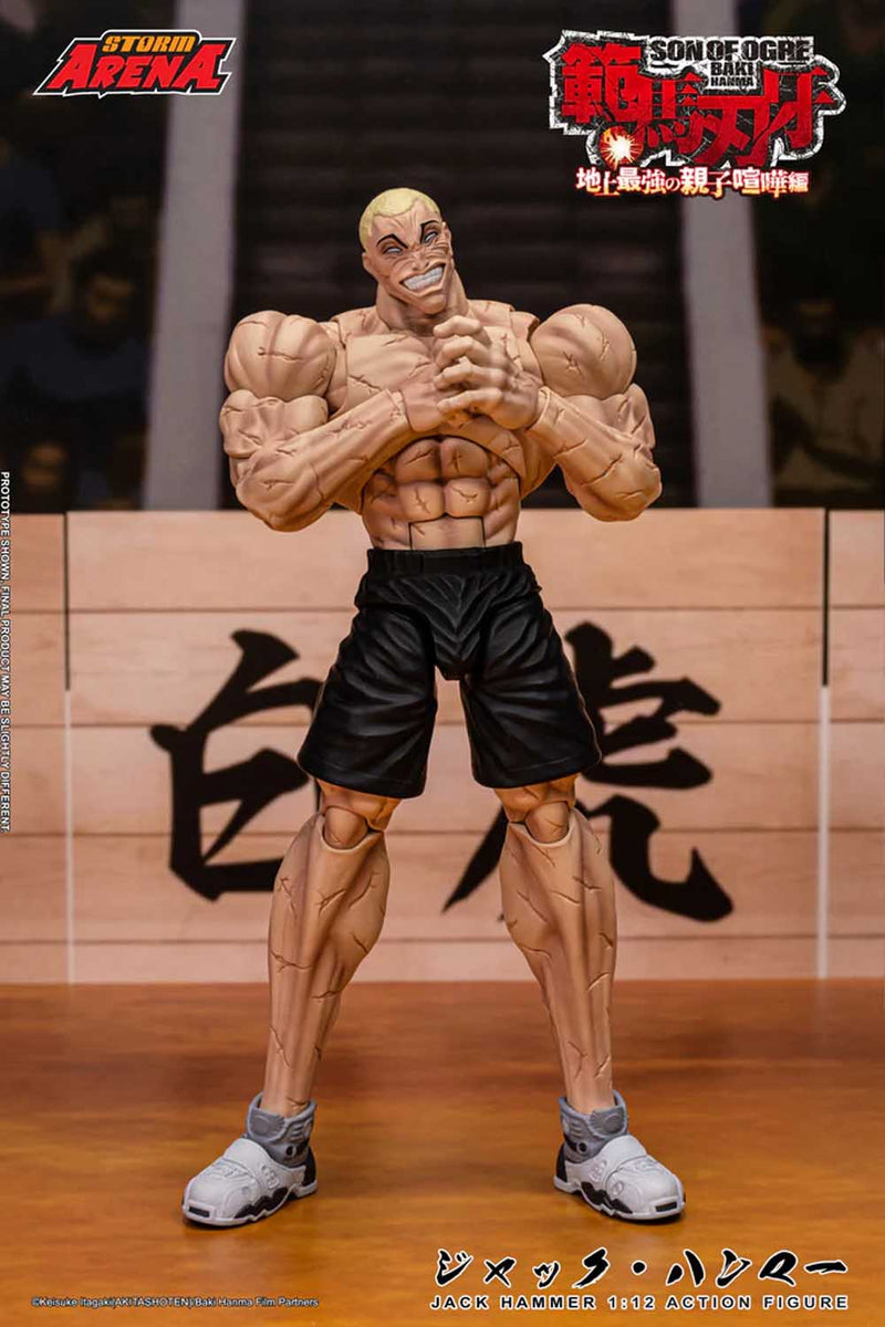Load image into Gallery viewer, Storm Collectibles - Storm Arena - Baki Hanma: Son of Ogre - Jack Hammer 1/12 Scale
