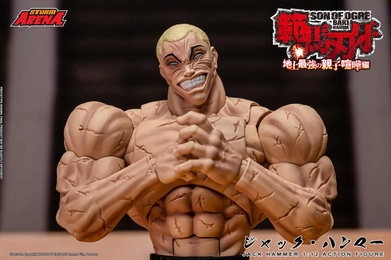 Load image into Gallery viewer, Storm Collectibles - Storm Arena - Baki Hanma: Son of Ogre - Jack Hammer 1/12 Scale
