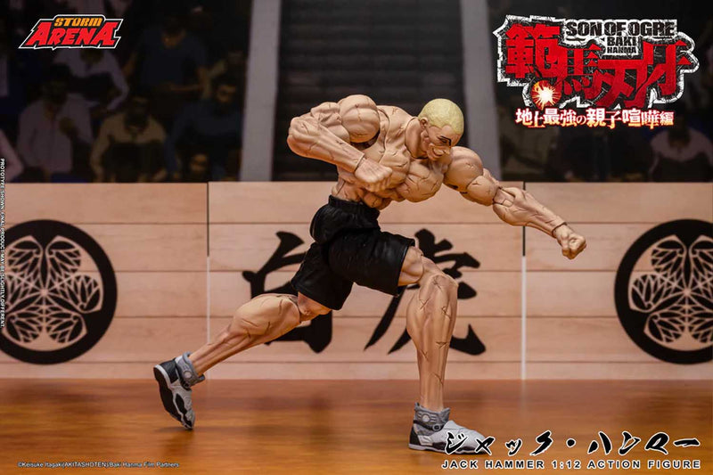 Load image into Gallery viewer, Storm Collectibles - Storm Arena - Baki Hanma: Son of Ogre - Jack Hammer 1/12 Scale
