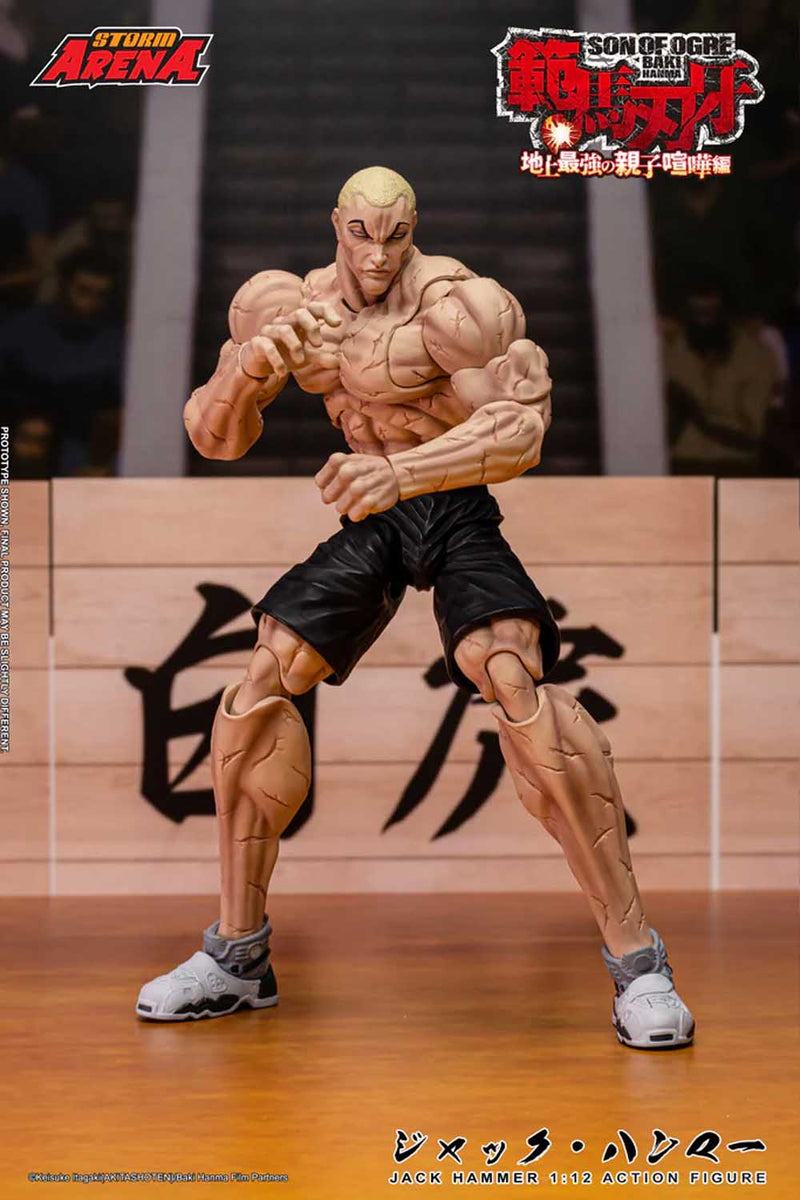 Load image into Gallery viewer, Storm Collectibles - Storm Arena - Baki Hanma: Son of Ogre - Jack Hammer 1/12 Scale
