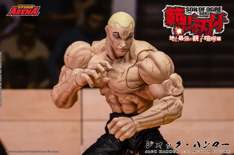 Load image into Gallery viewer, Storm Collectibles - Storm Arena - Baki Hanma: Son of Ogre - Jack Hammer 1/12 Scale
