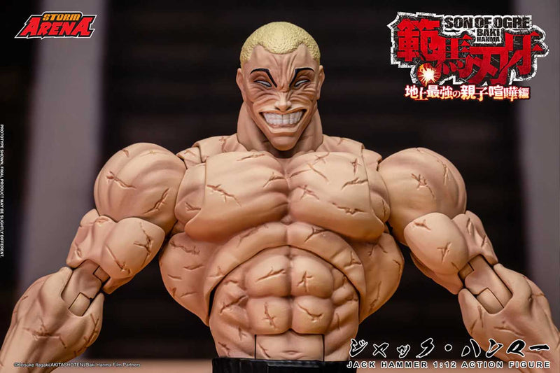 Load image into Gallery viewer, Storm Collectibles - Storm Arena - Baki Hanma: Son of Ogre - Jack Hammer 1/12 Scale
