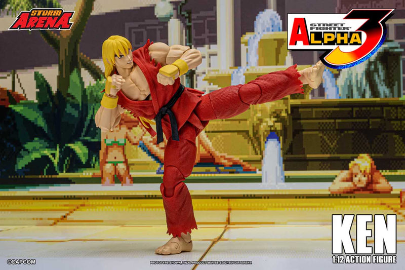 Load image into Gallery viewer, Storm Collectibles - Storm Arena: Street Fighter Alpha 3 - Ken 1/12 Scale
