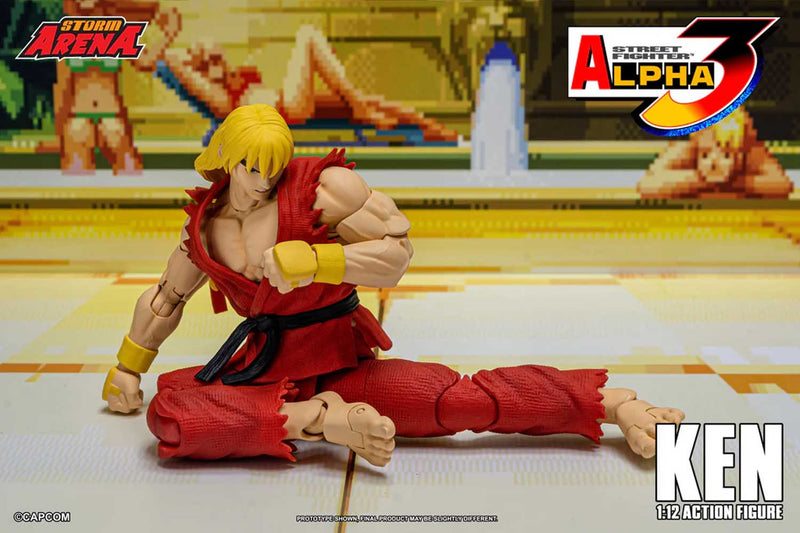 Load image into Gallery viewer, Storm Collectibles - Storm Arena: Street Fighter Alpha 3 - Ken 1/12 Scale
