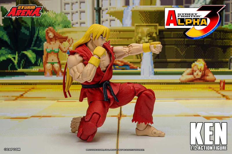 Load image into Gallery viewer, Storm Collectibles - Storm Arena: Street Fighter Alpha 3 - Ken 1/12 Scale
