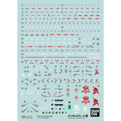 Bandai - Decal 125 - RG Nu Gundam 1/144