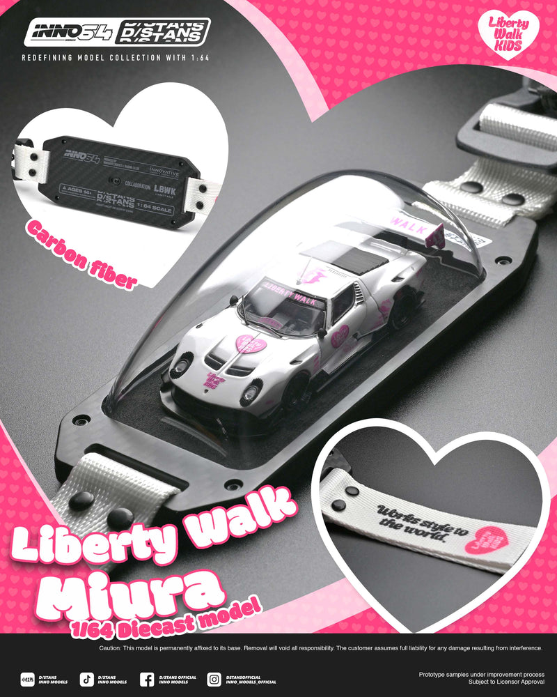 Load image into Gallery viewer, INNO64 - LB-Silhouette WORKS Miura GT 1/64 Scale Diecast Model Cars (IN64-DSTANS-LB-MIURA-01)

