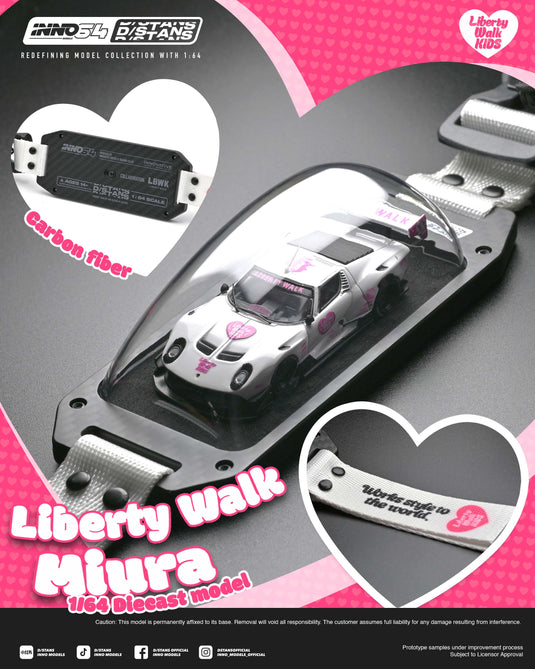 INNO64 - LB-Silhouette WORKS Miura GT 1/64 Scale Diecast Model Cars (IN64-DSTANS-LB-MIURA-01)