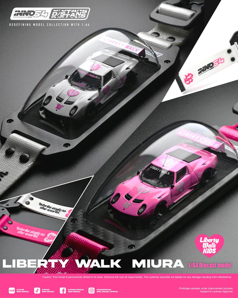 Load image into Gallery viewer, INNO64 - LB-Silhouette WORKS Miura GT 1/64 Scale Diecast Model Cars (IN64-DSTANS-LB-MIURA-01)
