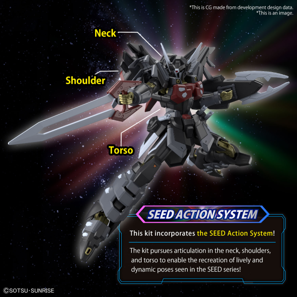 Load image into Gallery viewer, High Grade Gundam SEED Freedom 1/144 - Black Knight Squad Shi-ve.A
