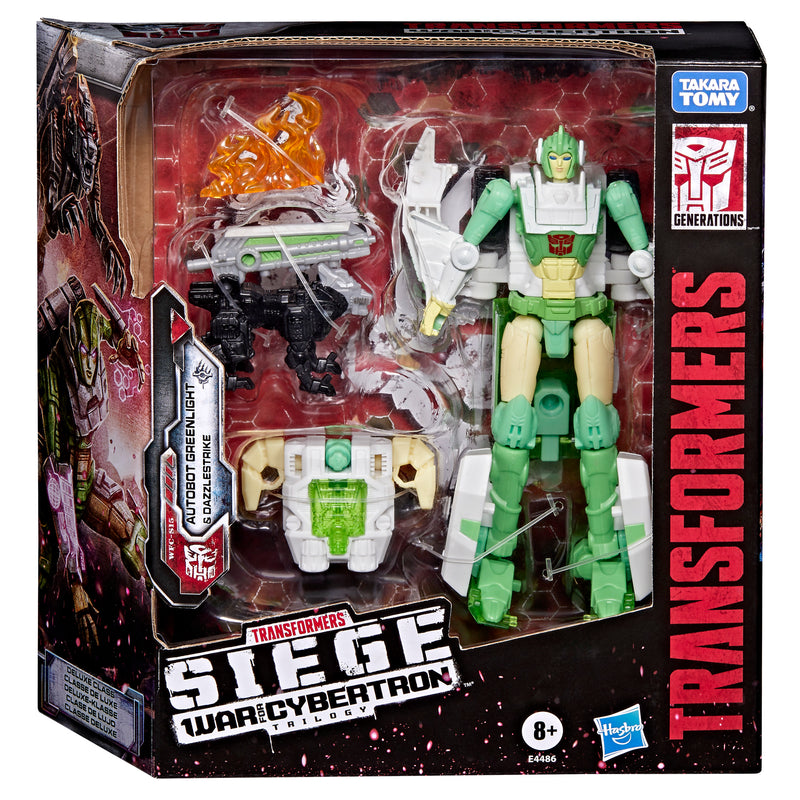 Load image into Gallery viewer, Transformers War for Cybertron - Siege Deluxe Class Autobot Greenlight
