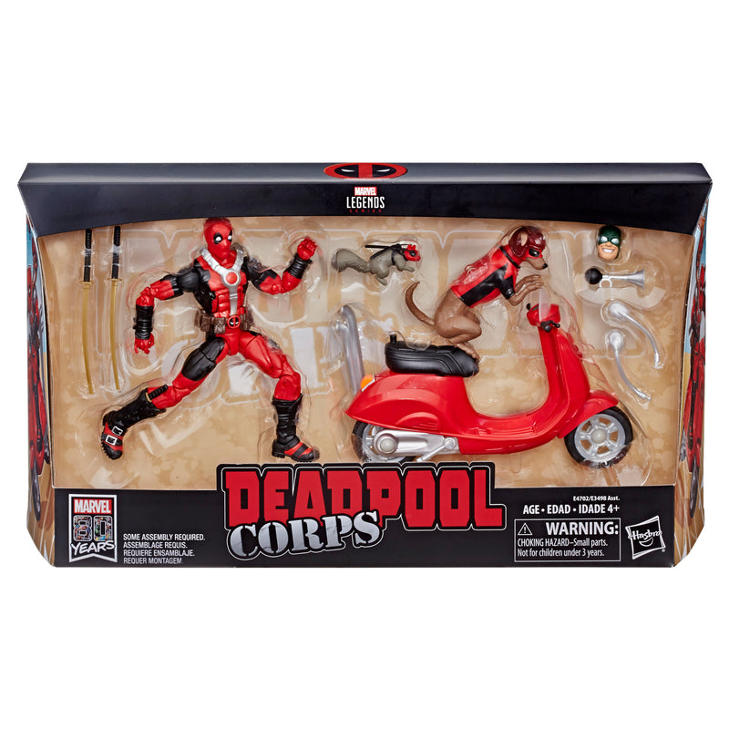 Load image into Gallery viewer, Marvel Legends - Marvel Comics 80th Anniversary - Deadpool With Scooter
