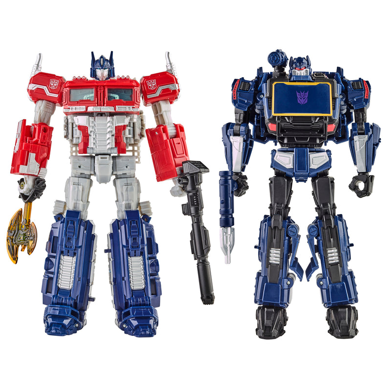 Load image into Gallery viewer, Transformers: Reactivate - Optimus Prime VS Soundwave 2 Pack
