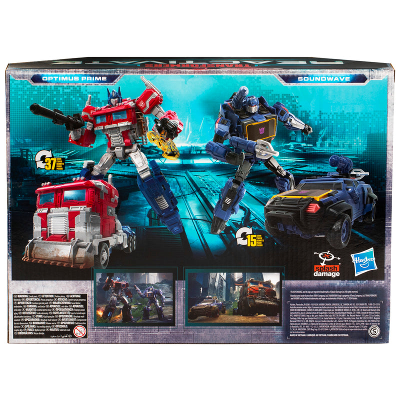 Load image into Gallery viewer, Transformers: Reactivate - Optimus Prime VS Soundwave 2 Pack
