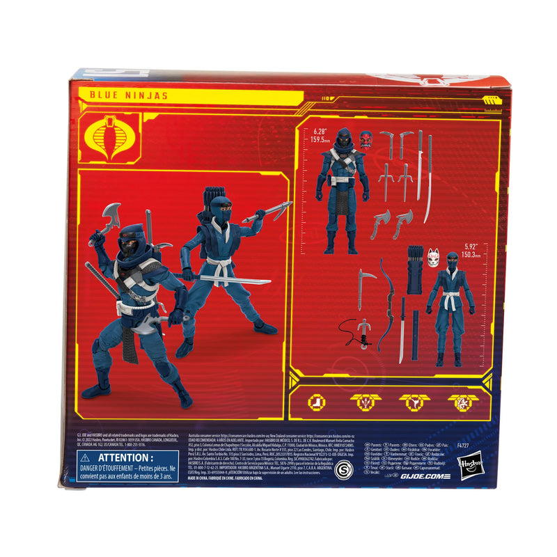 Load image into Gallery viewer, G.I. Joe Classified Series - Blue Ninjas 2-Pack (Exclusive)
