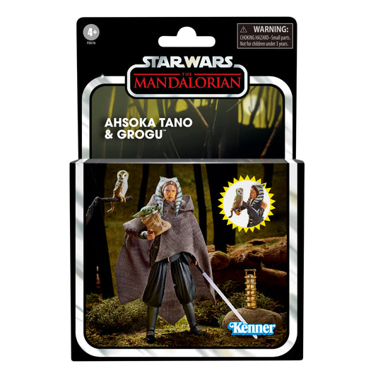 Hasbro - Star Wars The Vintage Collection - Ahsoka Tano & Grogu Deluxe 3 3/4-Inch Action Figure