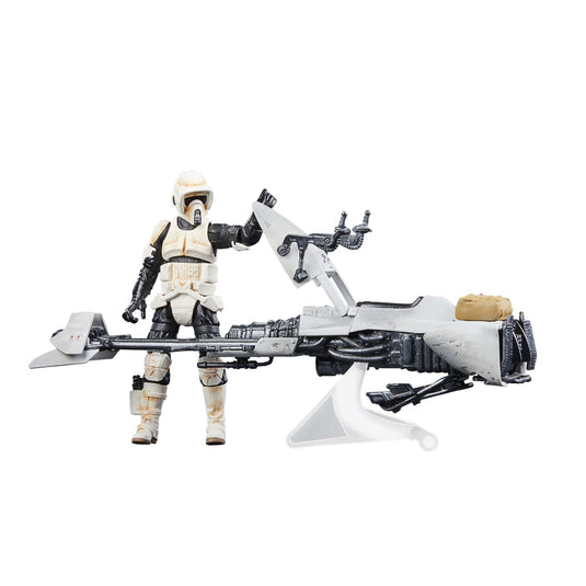 Hasbro - Star Wars The Vintage Collection - Speeder Bike Scout Trooper and Grogu 3 3/4-Inch Action Figure