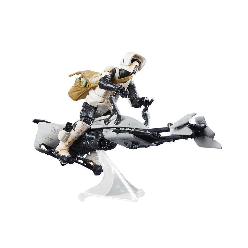 Load image into Gallery viewer, Hasbro - Star Wars The Vintage Collection - Speeder Bike Scout Trooper and Grogu 3 3/4-Inch Action Figure
